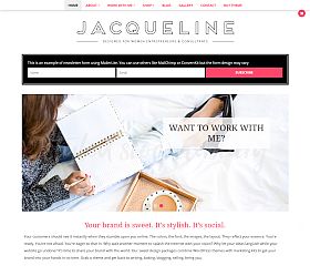 Jacqueline WordPress Theme by BluChic