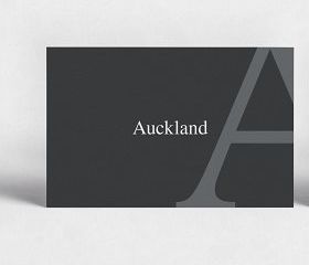 Auckland Business Card via Creative Market