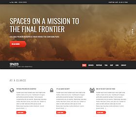 Space9 WordPress Theme by cssigniter