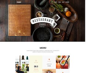 Foody WordPress Theme via MOJO Marketplace