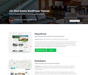 Real Estate Themes for WordPress