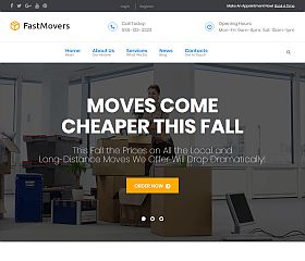 Fast Moving WordPress Theme by TemplateMonster