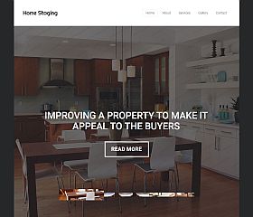 Home Staging Website Template by TemplateMonster