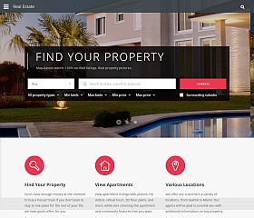 Real Estate Agency Website Template by TemplateMonster