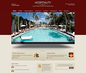 Hospitality WordPress Theme by Templatic