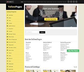 YellowPages WordPress Theme by Templatic