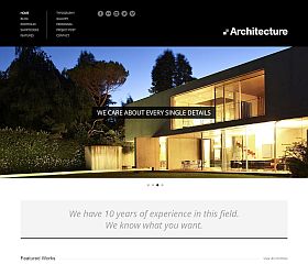 Architecture WordPress Theme via ThemeForest