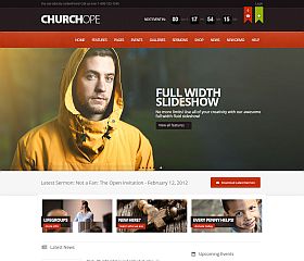 ChurcHope WordPress Theme via ThemeForest