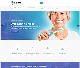 Dentalia WordPress Theme via ThemeForest