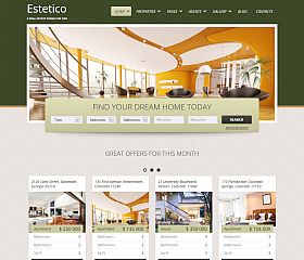 Estetico Website Template via ThemeForest