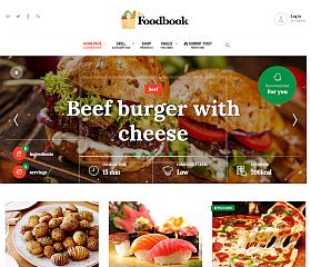 Foodbook WordPress Theme via ThemeForest