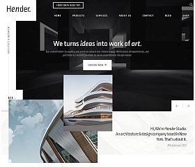 Hender WordPress Theme via ThemeForest