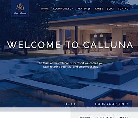Hotel Calluna WordPress Theme via ThemeForest