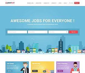 JobCareer WordPress Theme via ThemeForest