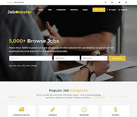 Jobmonster WordPress Theme via ThemeForest