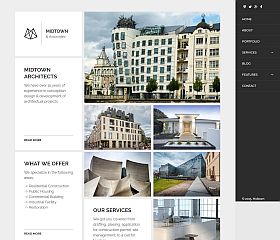 Midtown Architects WordPress Theme via ThemeForest