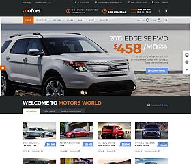 Motors WordPress Theme via ThemeForest