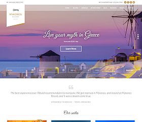 Mykonos Resort WordPress Theme via ThemeForest