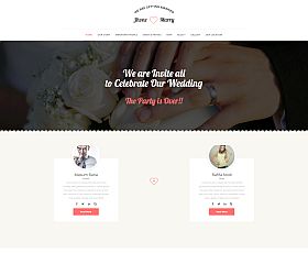 Wedding Day WordPress Theme via ThemeForest