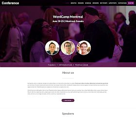 Conference WordPress Theme by WPlook