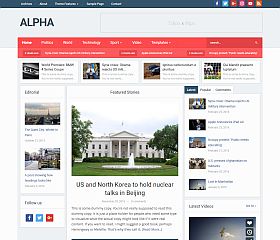 Alpha WordPress Theme by WPZoom